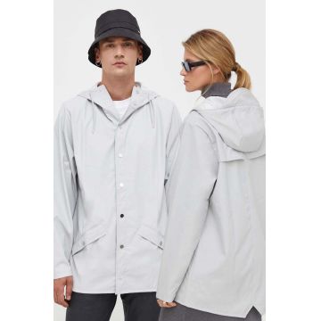 Rains geaca 12010 Jackets culoarea gri, de tranzitie