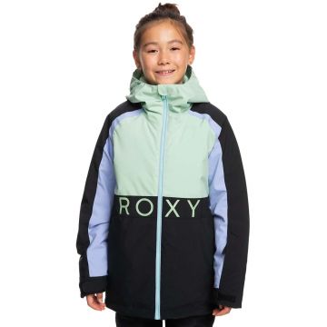 Roxy geaca de schi pentru copii SNOWMIST GIRL J SNJT culoarea negru