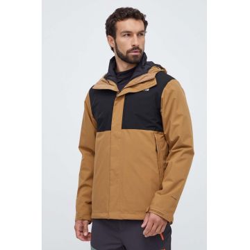 The North Face jacheta de exterior Carto Triclimate culoarea maro