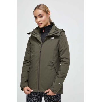 The North Face jacheta de exterior Carto Triclimate culoarea verde