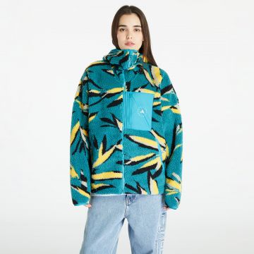 adidas by Stella McCartney ASMC Jaquard Fleece Jacket Blue Bay/ Crew Yellow/ Gobi / Black