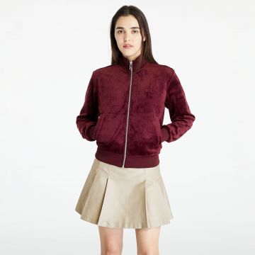 Jacheta adidas Originals Velvet Track Top Maroon