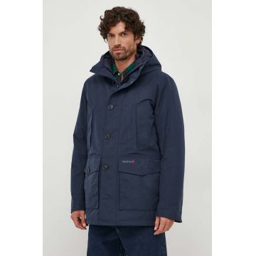 Barbour geaca barbati, culoarea albastru marin, de iarna