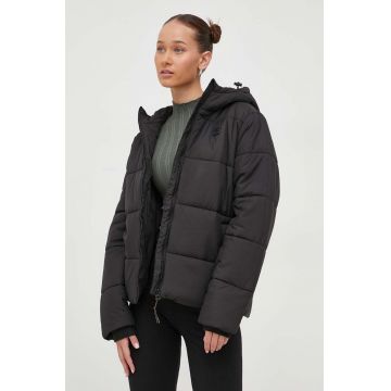 Billabong geaca femei, culoarea negru, de iarna