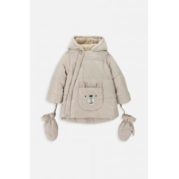 Coccodrillo geaca bebe ZC3152102OBN OUTERWEAR BOY NEWBORN culoarea bej