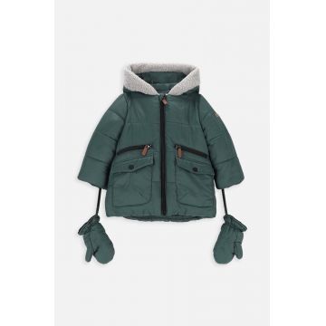 Coccodrillo geaca copii ZC3152104OBN OUTERWEAR BOY NEWBORN culoarea verde