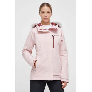 Columbia geaca Ava Alpine Insulated culoarea roz
