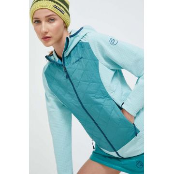 LA Sportiva geaca sport Kap Hybrid Hoody culoarea verde