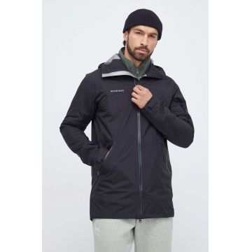 Mammut geaca barbati, culoarea negru, de tranzitie
