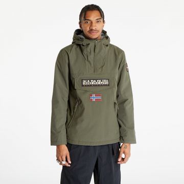 Jacheta Napapijri Rainforest Pocket 2 Half-Zip Jacket Green Depths