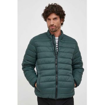 Pepe Jeans geaca Balle barbati, culoarea verde, de iarna