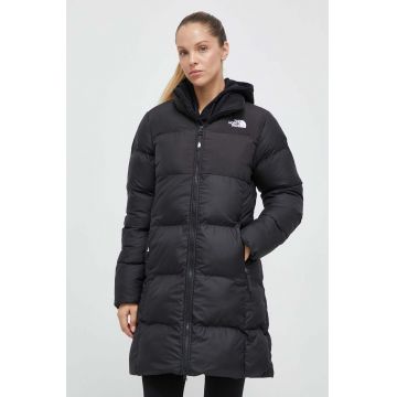 The North Face geacă Saikuru Parka femei, culoarea negru, de tranziție NF0A853PJK31