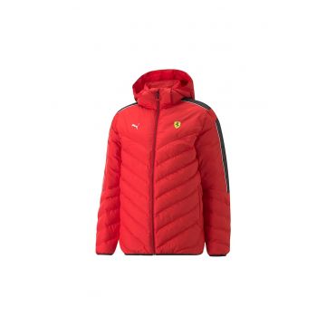 Geaca cu vatelina - gluga si aspect matlasat Scuderia Ferrari