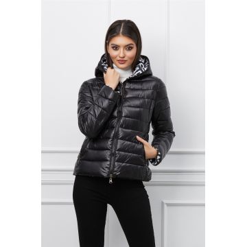 Geaca Larisa neagra cu doua fete Geaca Larisa neagra cu doua fete