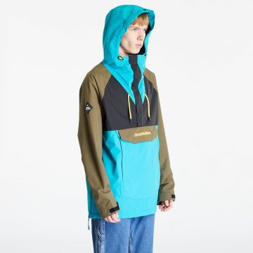 Jacheta Horsefeathers Spencer Jacket Dark Olive/ Tile Blue