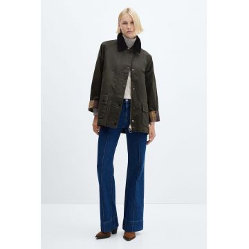 Jacheta parka supradimensionata cu maneci raglan Niagara