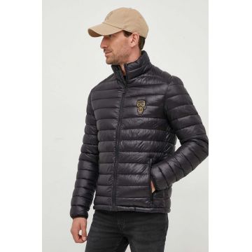 Karl Lagerfeld geaca barbati, culoarea negru, de tranzitie
