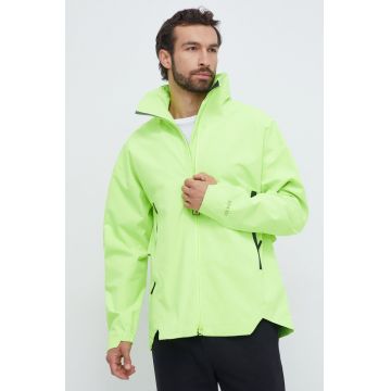 adidas geaca barbati, culoarea verde, de tranzitie