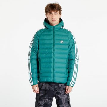 adidas Pad Hooded Puffer Jacket Collegiate Green/ White