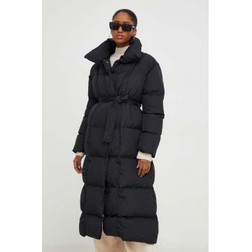 Answear Lab geaca femei, culoarea negru, de iarna, oversize