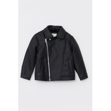 Jacheta biker de piele ecologica