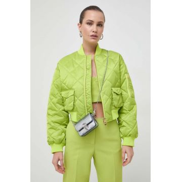 MAX&Co. geaca bomber x Anna Dello Russo femei, culoarea verde, de tranzitie