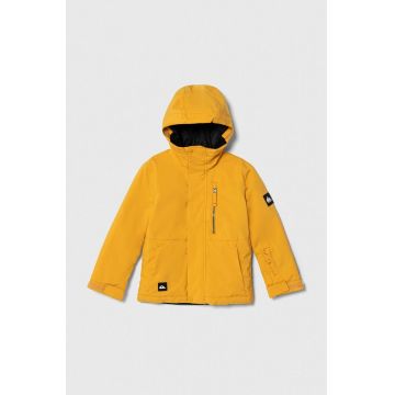 Quiksilver geaca de schi pentru copii MISSION SOLID SNJT culoarea galben