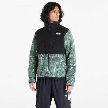 The North Face Denali Jacket Chlorophyll Green Digital Distortion Print/ Tnf Black