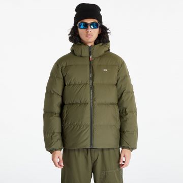 Jacheta Tommy Jeans Essential Down Jacket Green