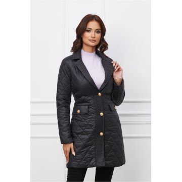 Geaca Betty neagra din fas matlasata