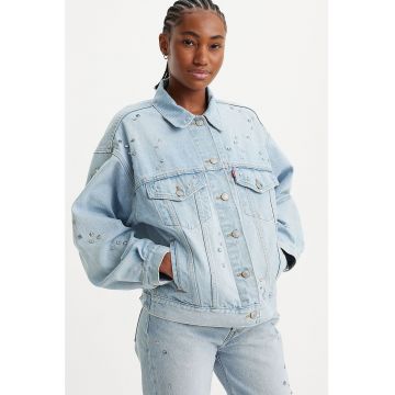 Jacheta trucker relaxed fit din denim 90's