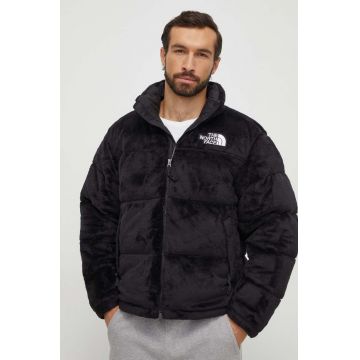 The North Face geacă de puf Versa Velour Nuptse barbati, culoarea negru, de iarnă, oversized NF0A84F7JK31