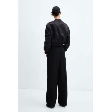 Jacheta bomber de satin Malibu