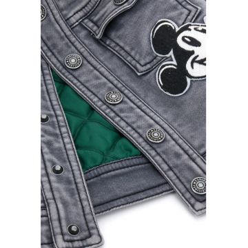 Jacheta din denim cu model