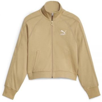 Jacheta femei Puma T7 Track Jacket 62146484, M, Bej