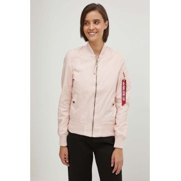 Alpha Industries geacă bomber MA-1 TT Wmn femei, culoarea roz, de tranziție 141041.640-pink