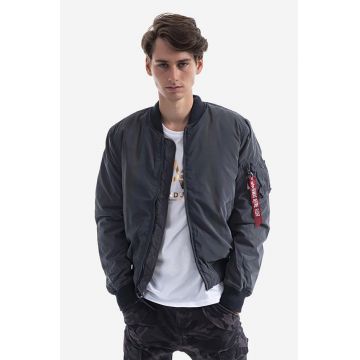 Alpha Industries geacă bomber MA-1 VF 59 Rainbow Reflective barbati, culoarea gri, de tranzitie 191118RR.572-grey