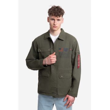 Alpha Industries geacă Field Jacket LWC 136115 136 bărbați, culoarea gri, de tranziție 136115.136-grey