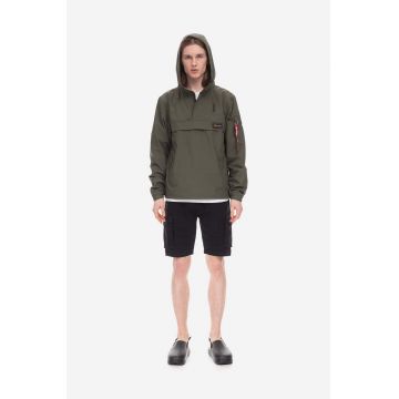 Alpha Industries geacă Performance Anorak 106101 142 barbati, culoarea verde, de tranzitie 106101.142-green
