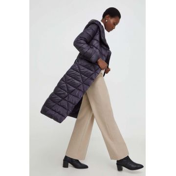 Answear Lab geaca femei, culoarea violet, de iarna