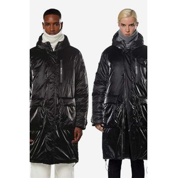 Rains geacă Avalanche Parka culoarea negru, de iarna 1540.BLACK-BLACK