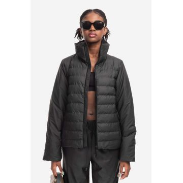 Rains geacă Trekker W Jacket femei, culoarea negru, de tranzitie 15100.BLACK-BLACK
