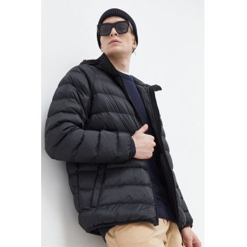 Tommy Jeans geacă de puf bărbați, culoarea negru, de iarna DM0DM17882