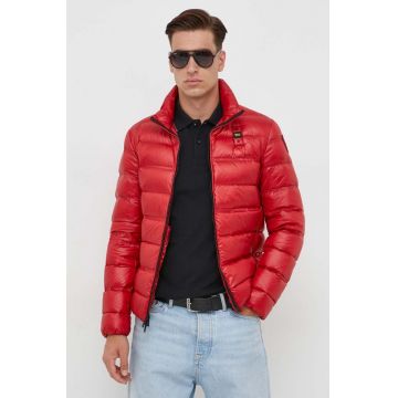 Blauer geaca de puf barbati, culoarea rosu, de tranzitie