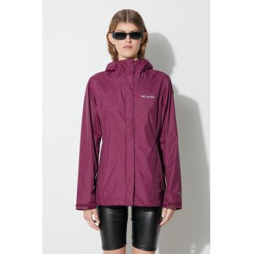 Columbia geaca Arcadia II femei, culoarea bordo, de tranzitie