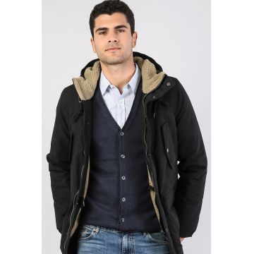 Geaca parka cu gluga
