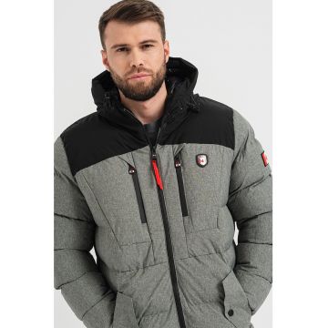 Jacheta parka cu model colorblock Cashblendeak