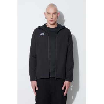New Balance geacă barbati, culoarea negru, de tranzitie EMJ9036BK-6BK