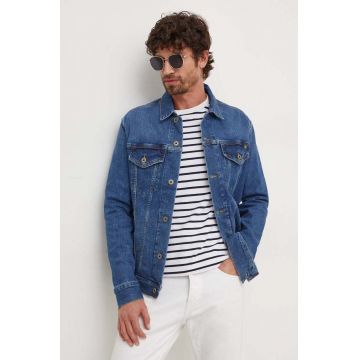 Pepe Jeans geaca jeans barbati, de tranzitie