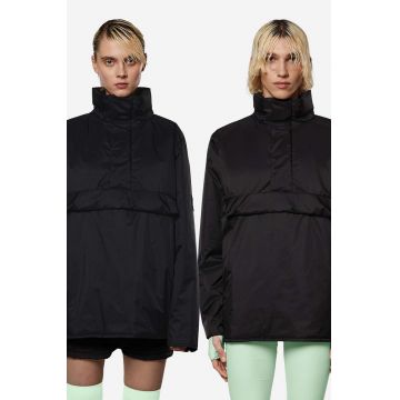 Rains geacă Fuse Anorak culoarea negru, de tranziție 15390-BLACK.